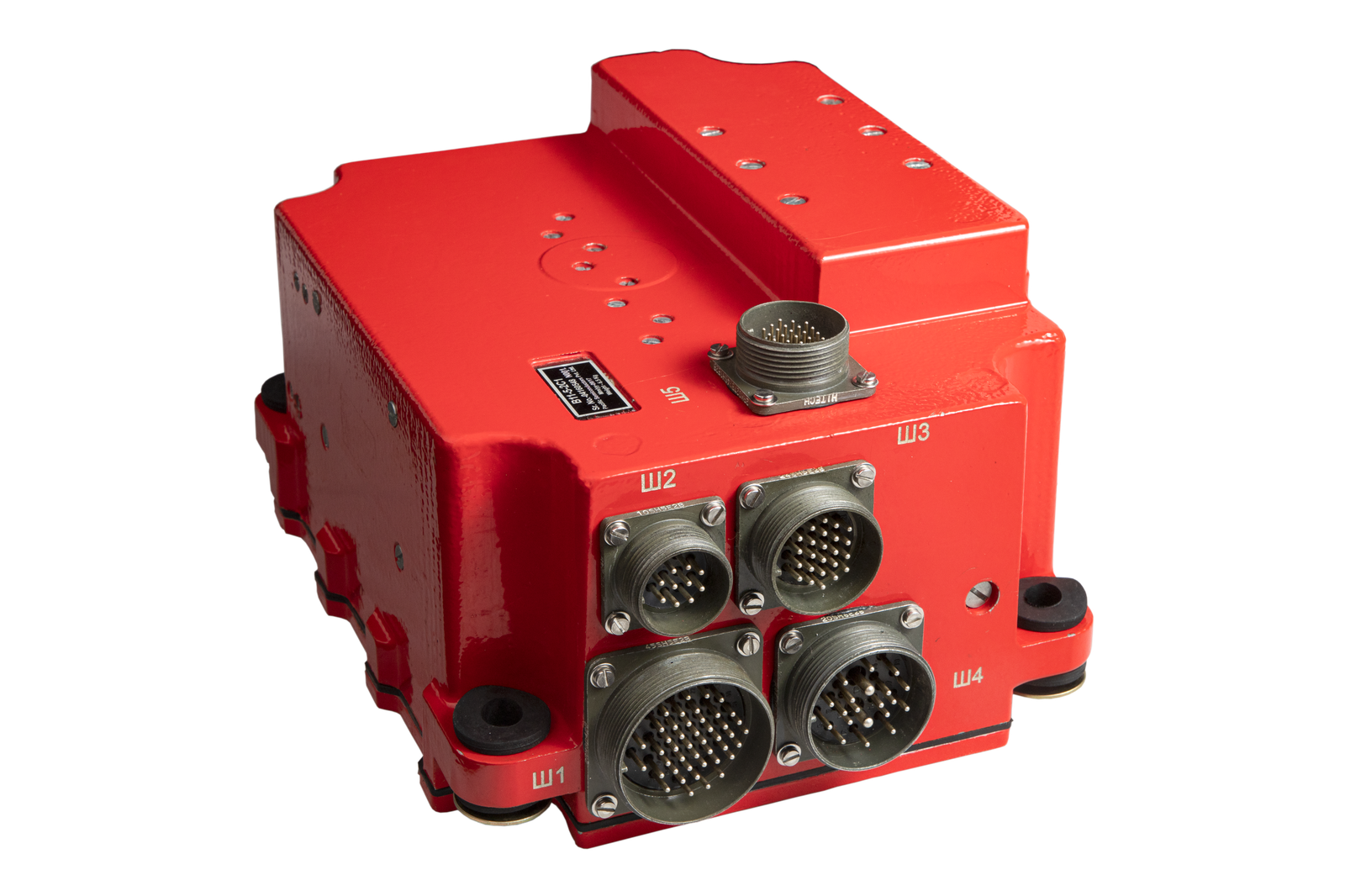 Mil-spec junction and distribution enclosure B11-5-2C1 with circular connectors