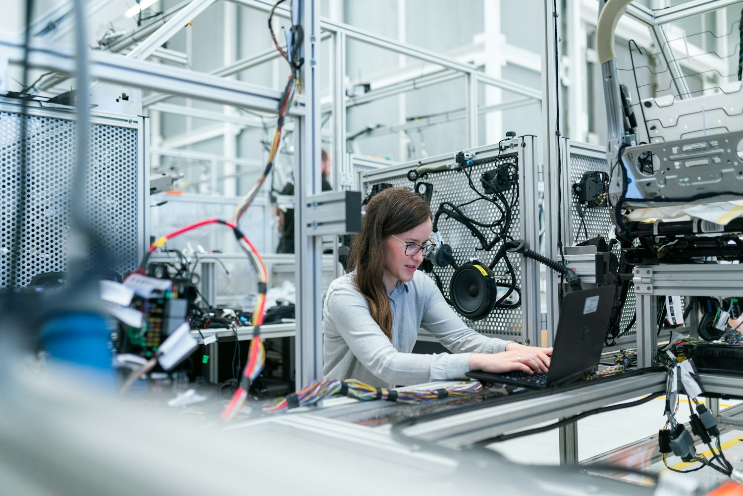 Pacific Mechatronics precision electro-mechanical assembly and testing workstation